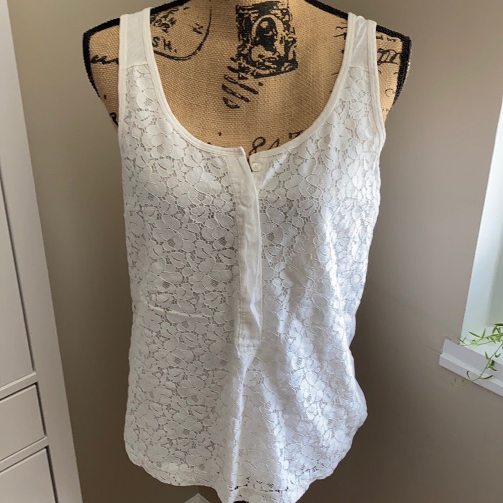 J Crew lace tank